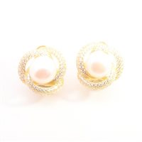 Orecchini Domar Gioielli Donna Orecchini perle argento 925 in Argento Cubic Zirconia EPB123963